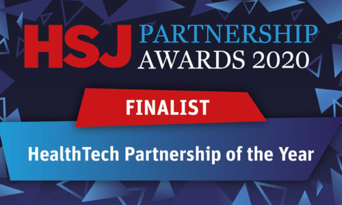 We're a finalist in the HSJ Partnership Awards 2020