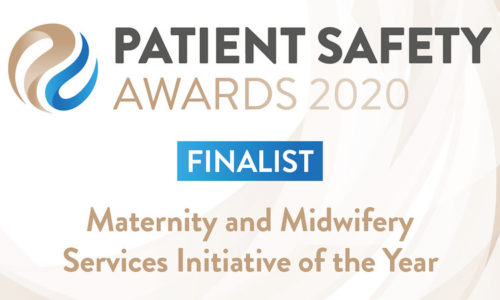 We're a finalist in the HSJ Patient Safety Awards 2020