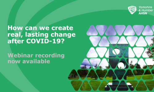 How can we create real, lasting change after COVID-19?