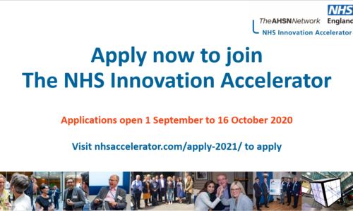 Applications for the NHS Innovation Accelerator are now open
