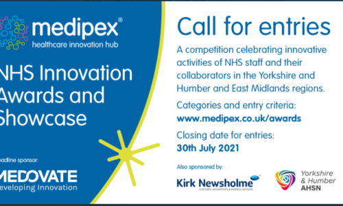 Medipex NHS Innovation Awards & Showcase 2021 are now open