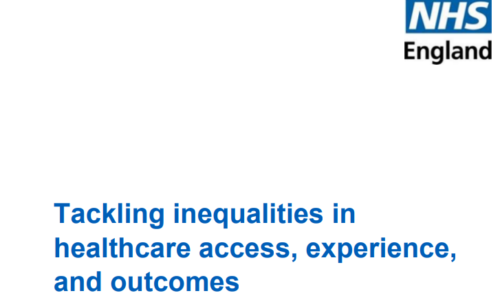 Tackling healthcare inequalities in access, experience and outcomes guide