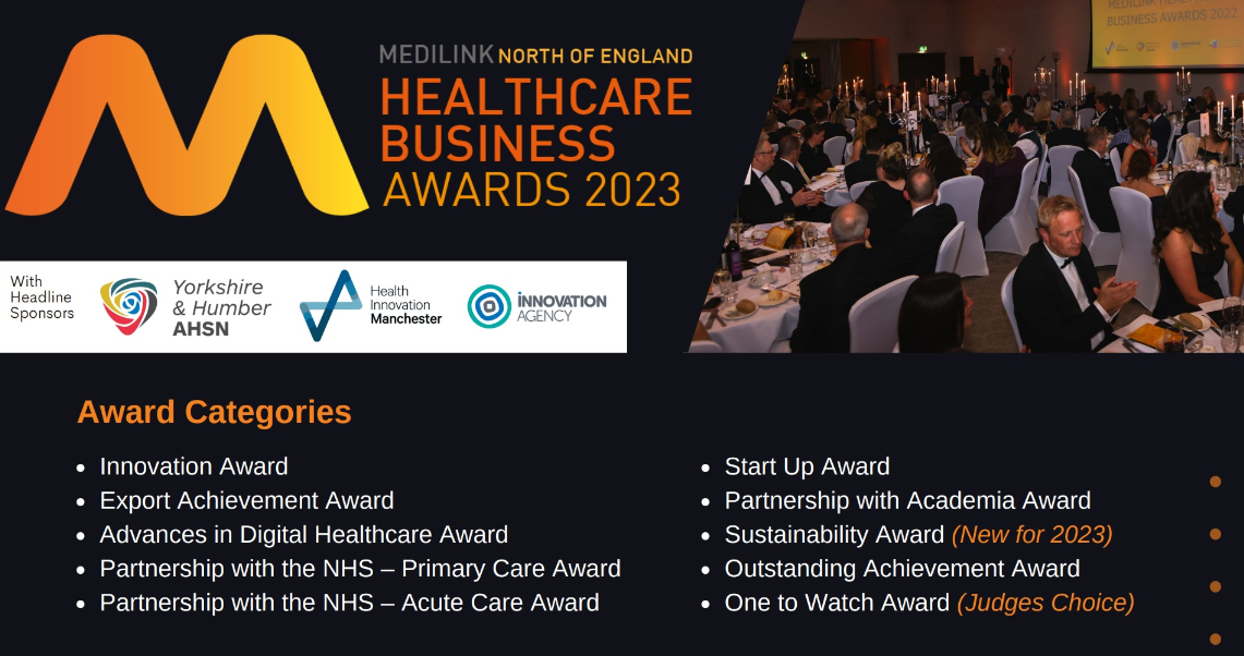 Yorkshire & Humber AHSN shortlisted for five Medilink Healthcare
