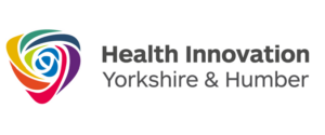 Multi-coloured Yorkshire rose next to the title Health Innovation (emboldened) Yorkshire & Humber
