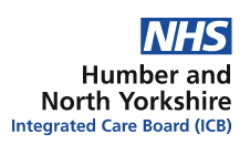 Humber and North Yorkshire ICS logo