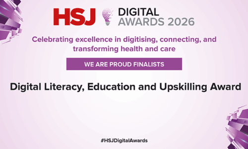 Project shortlisted for HSJ Digital Awards